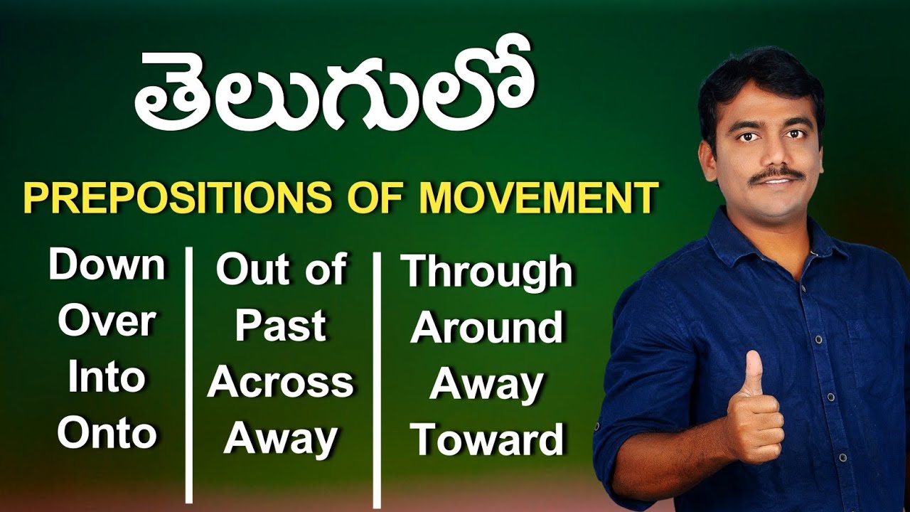Spoken english through telugu | prepositions in telugu | usage of prepositions in telugu|vashista360