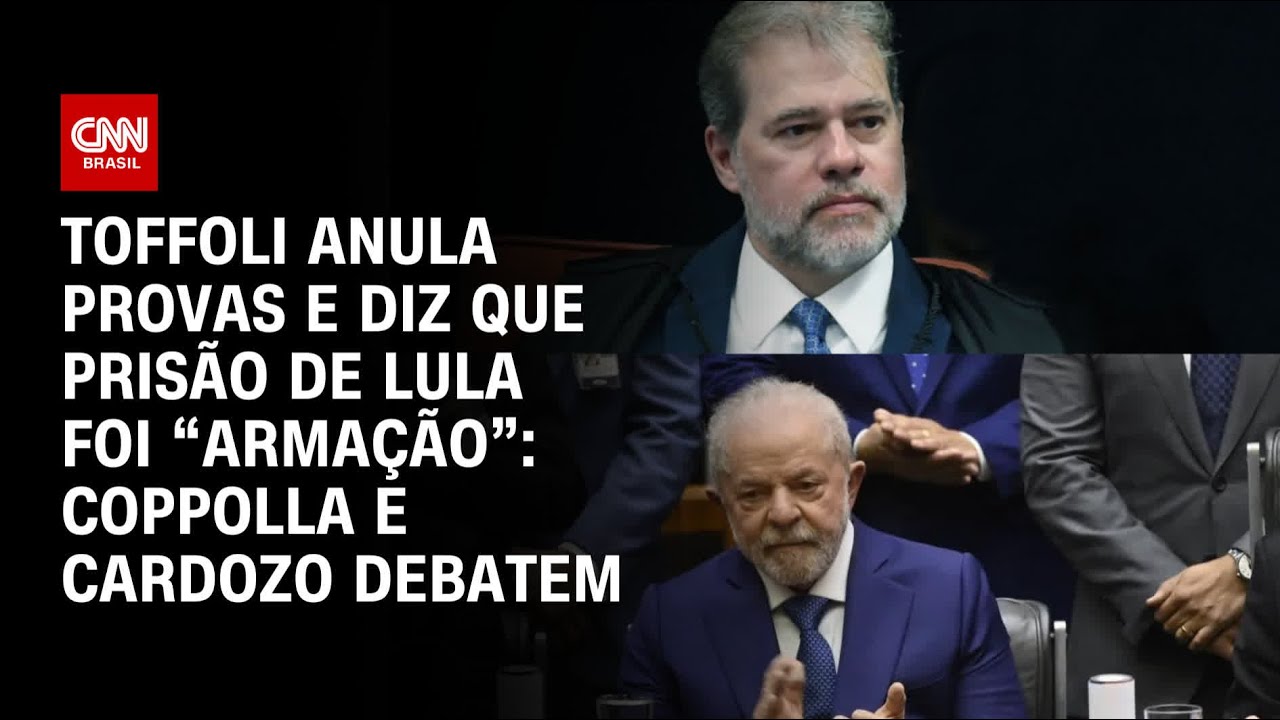 Toffoli anula provas e chama prisão de Lula de armação: Coppolla e Cardozo debatem | O GRANDE DEBATE