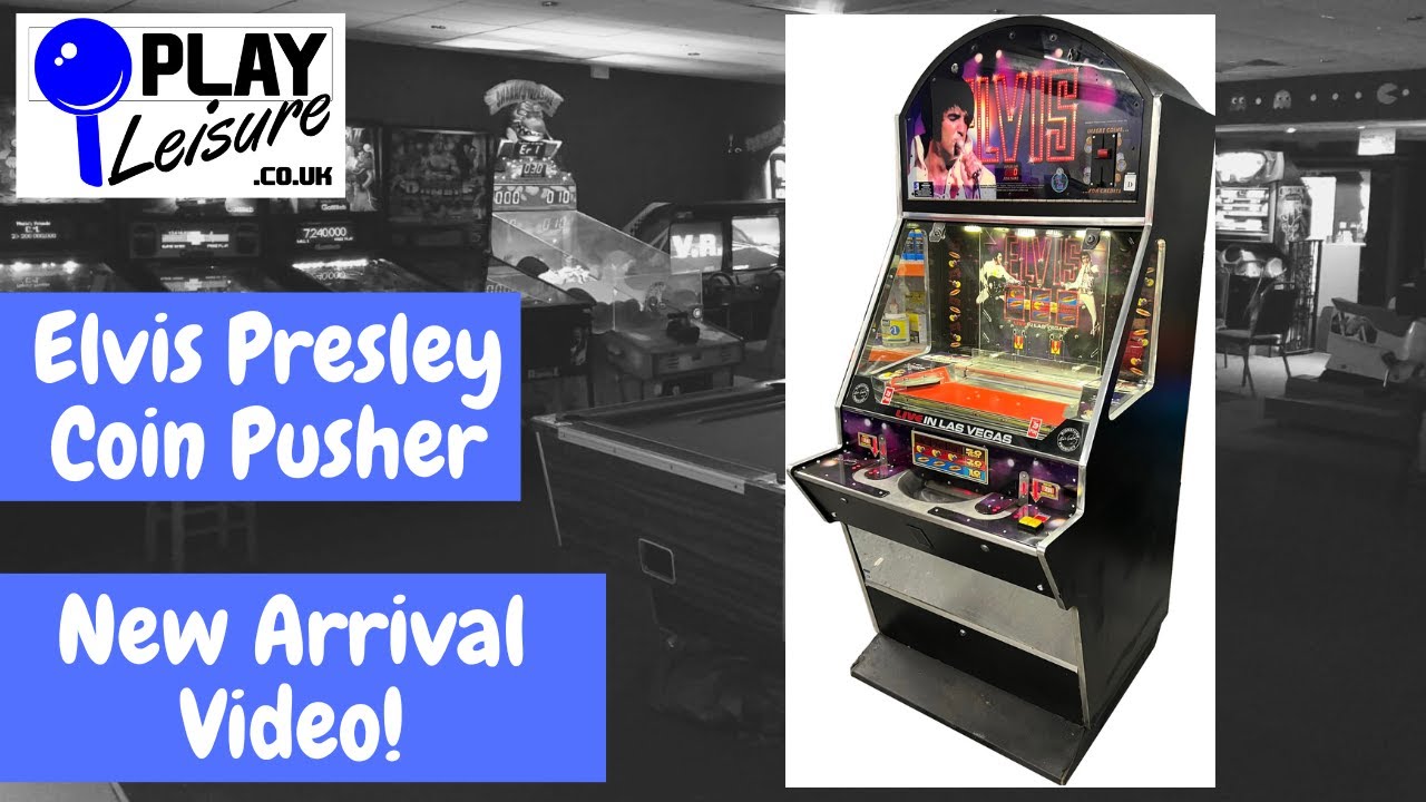 The King... of Coin Pushers?! It's the Elvis Presley Coin Pusher Arcade Machine!
