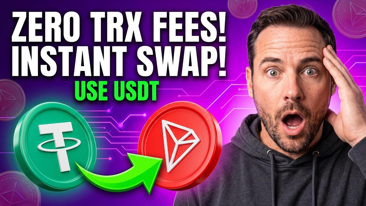 Как обменять USDT на TRX при нулевом балансе TRX в Trust Wallet