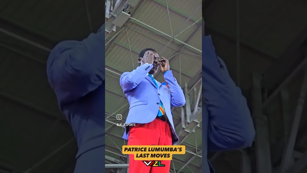 Congo's Patrice Lumumba activist falls symbolically as the country is kicked out of the AFCON