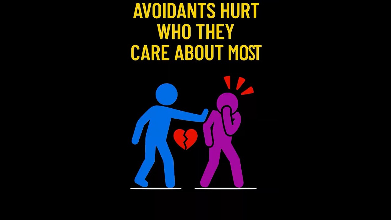 When Avoidants Push You Away, It Often Means They Love You 💔 #AvoidantAttachment #LovePsychology