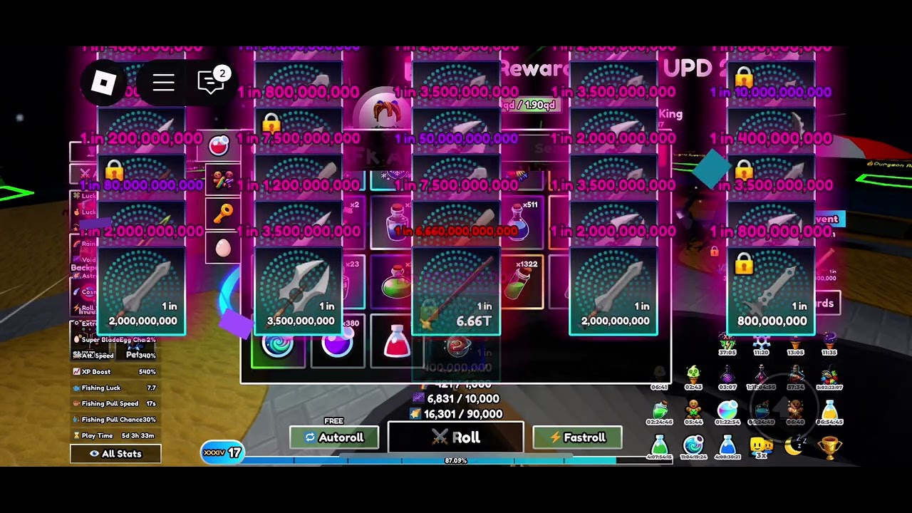 Dungeon RNG - couple trillions and MANY DECENT ITEMS