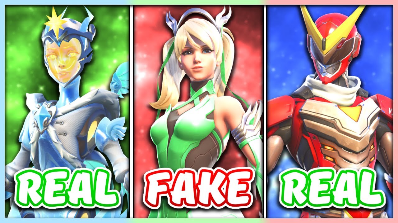 SPOT THE FAKE OVERWATCH SKIN