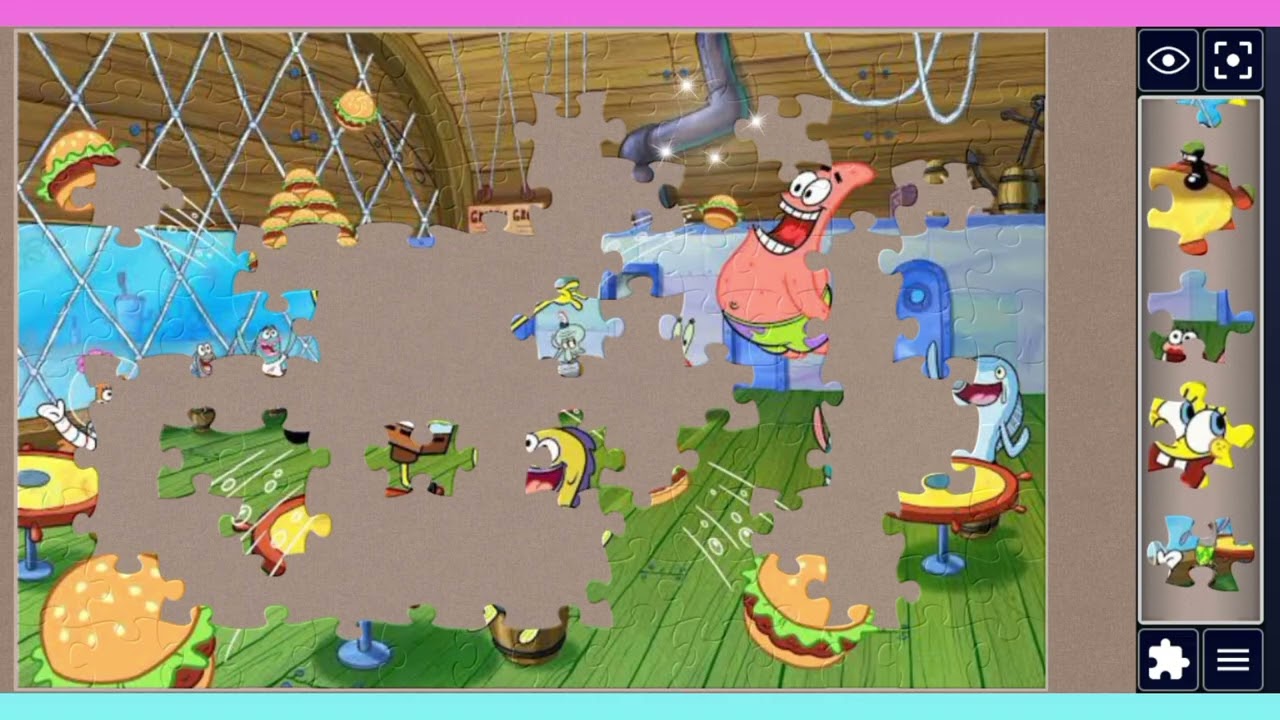 Krabby Patties Gone Crazy 🍔😂🧩 SpongeBob’s Wildest Moment🧩💝🍔🌯#jigsawpuzzle #puzzlecraftsstudio