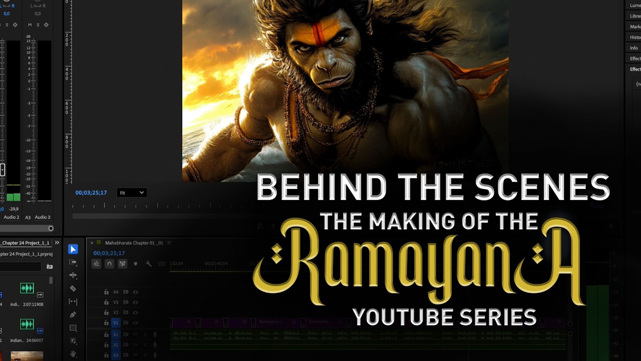 BEHIND THE SCENES: The Making of the Ramayana YouTube Series