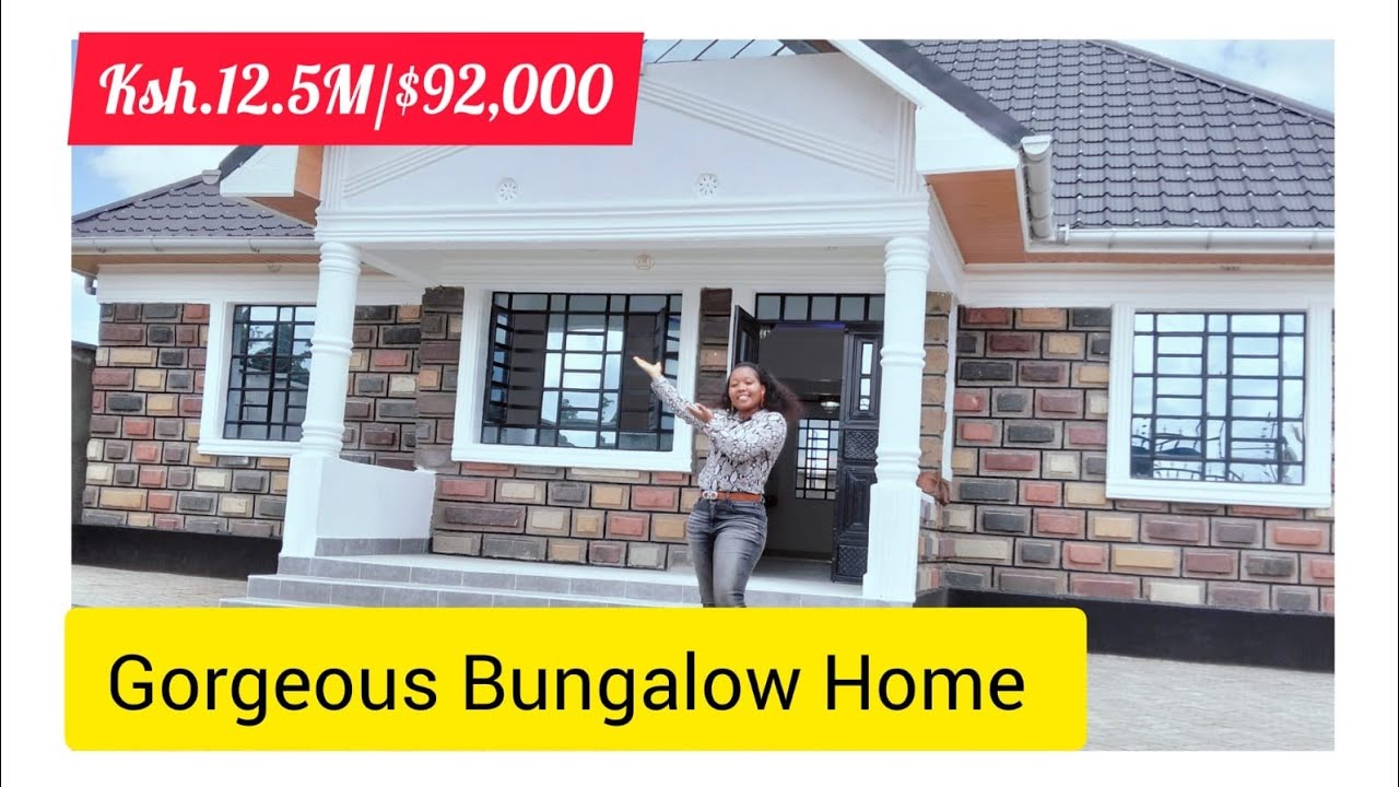 3 Bedroom Bush Stones Bungalow House Design With Dsq!!