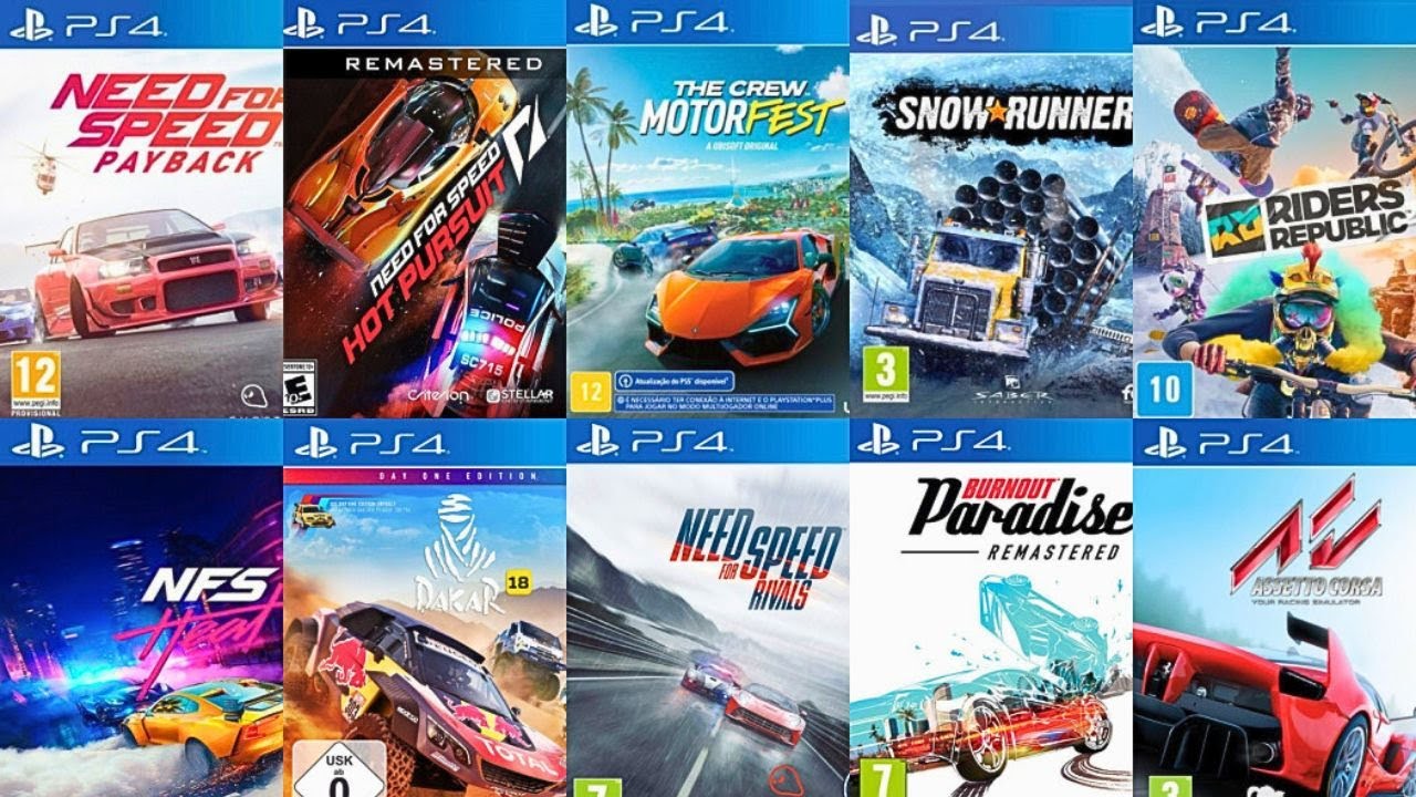 Top 10 Best PS4 OPEN WORLD RACING Games