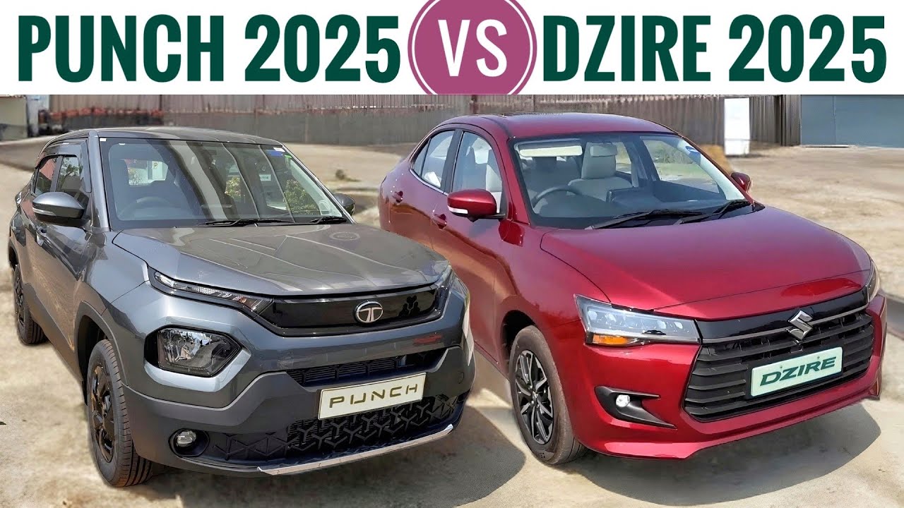 Tata Punch vs Dzire 2025 New Model - Choose Wisely | New Dzire 2025 vs Punch 2025 | Swift Dzire 2025