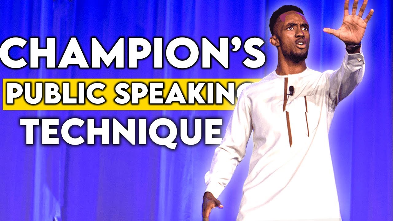 How He Won The Public Speaking Championship