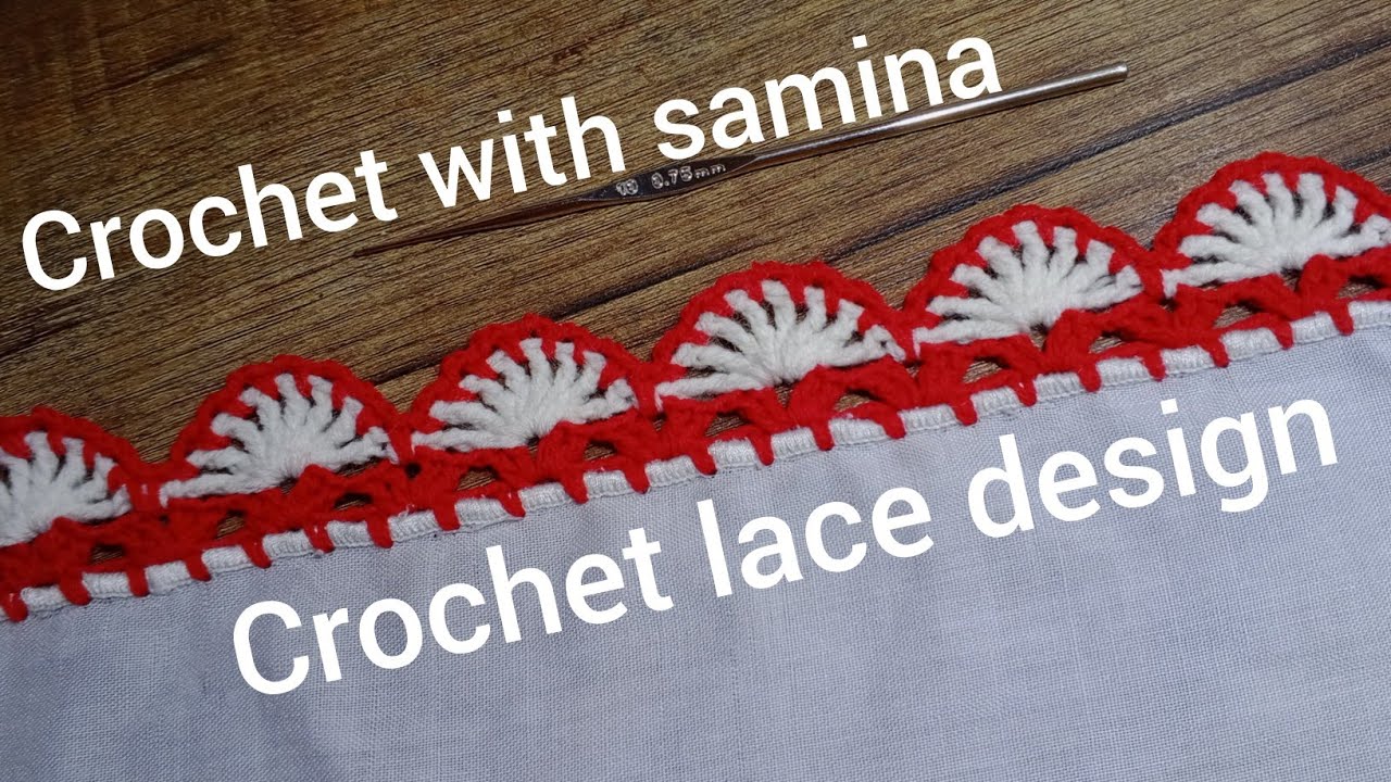 Very beautiful crochet lace design | how to crochet lace pattern @CrochetWithSamina9481