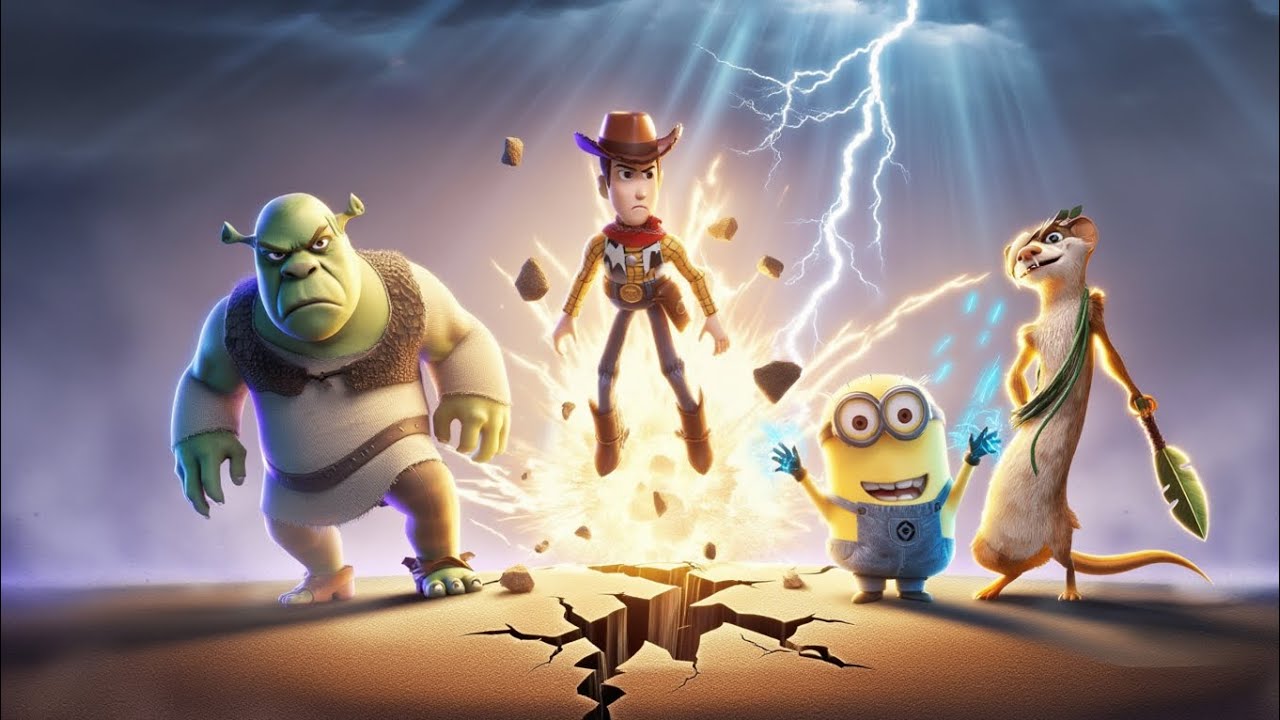 Shrek vs Woody? Minion & Buck Join the Chaos! 🤯