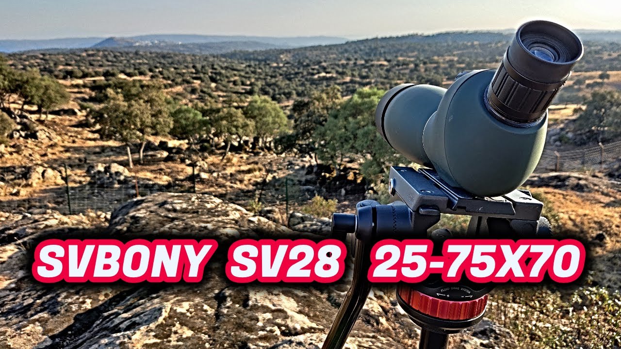 SVBONY SV28 25 75X70 hasta a un 1KM | TELESCOPIO TERRESTRE
