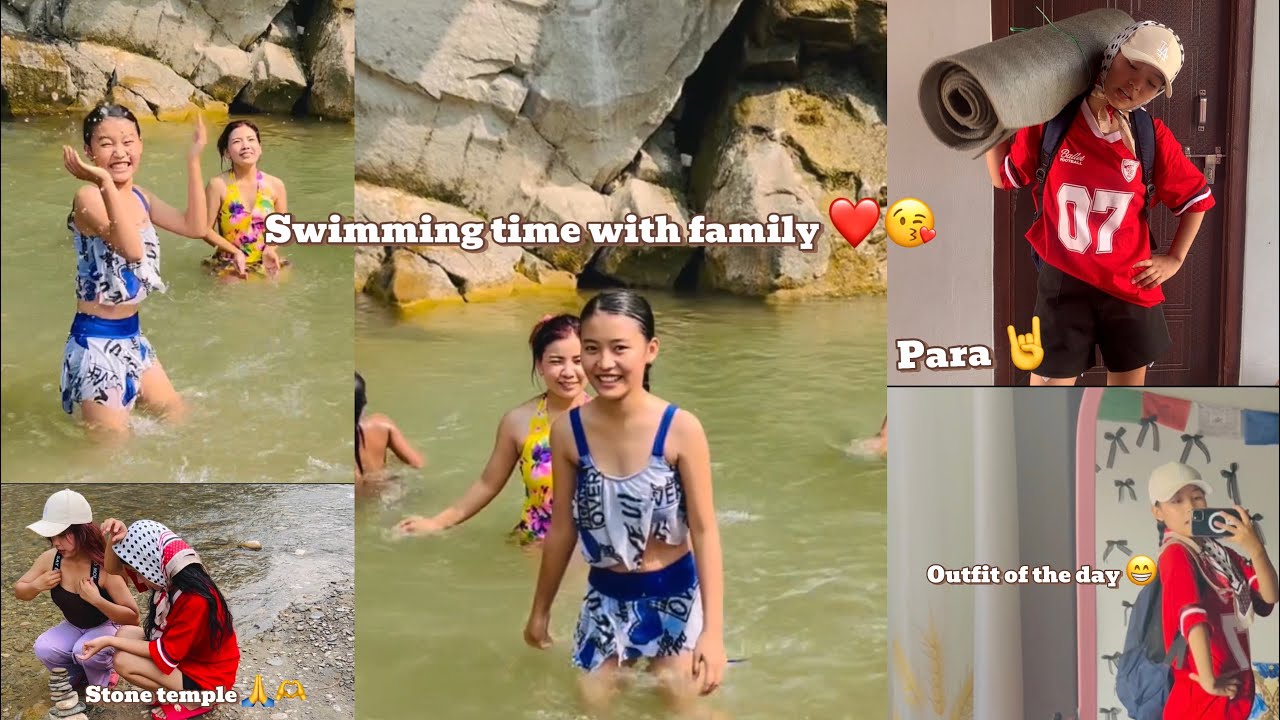 26 April 2025#swimmingtimewithfamily#❤️😘
