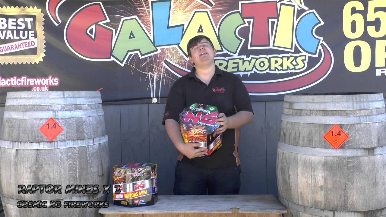 desc Raptor Mines By Cosmic NG Fireworks -- From Galactic Fireworks