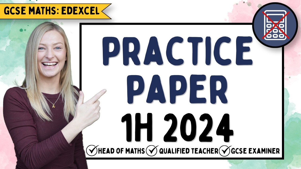 GCSE Maths Predicted Paper Edexcel Higher Non-Calculator 16th May 2024 | GCSE Maths Revision