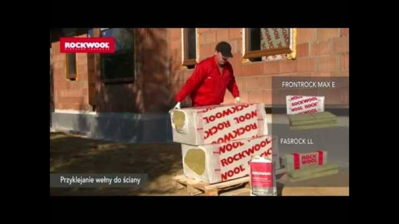 Ocieplenie ścian zewnętrznych - metoda lekka mokra - System ECOROCK FF - ROCKWOOL