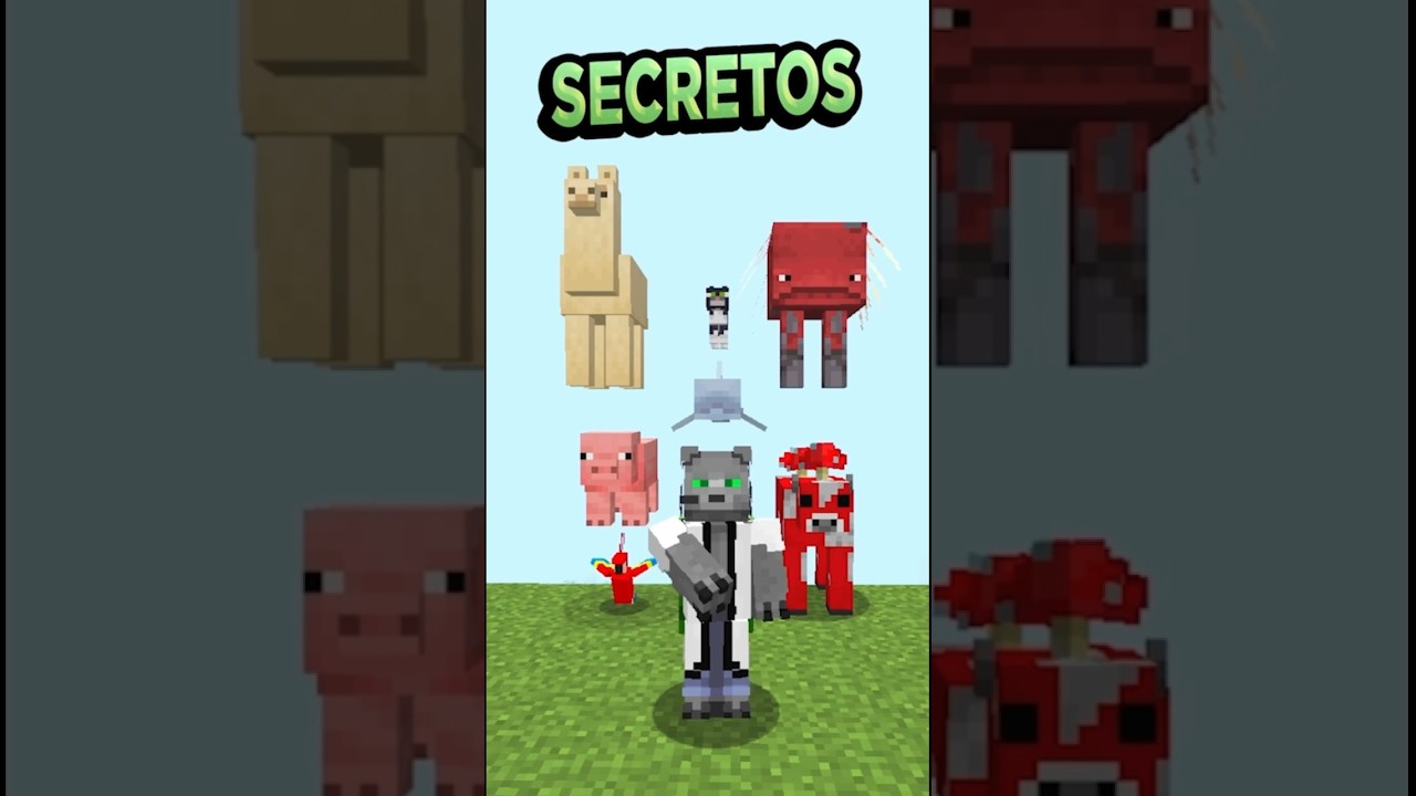 SECRETOS de los ANIMALES de #Minecraft