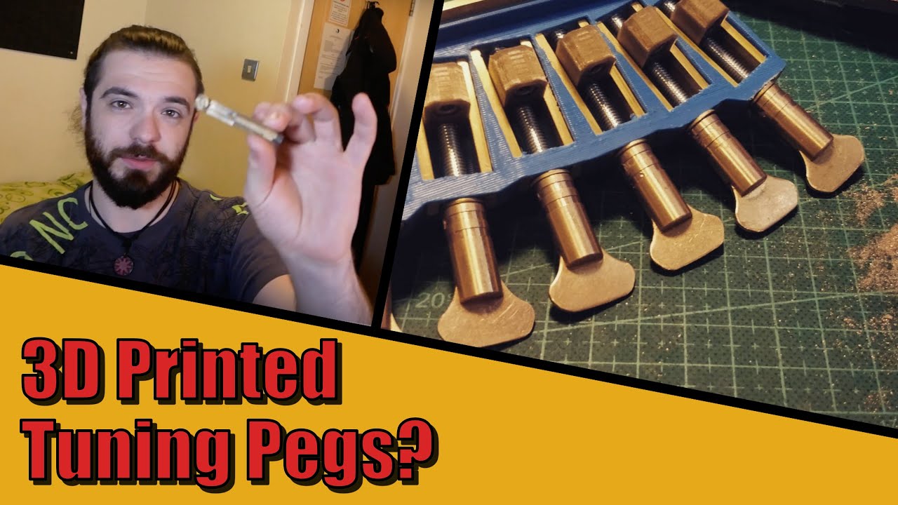 Building a guitar from scratch | Ep6 - DIY 3D-printed tuners | Great Guitar Build Off (Unofficial)