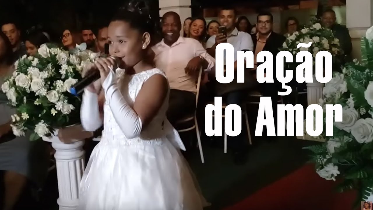 Sophia Vitória Louvando no casamento - Oração do Amor (Ariane)