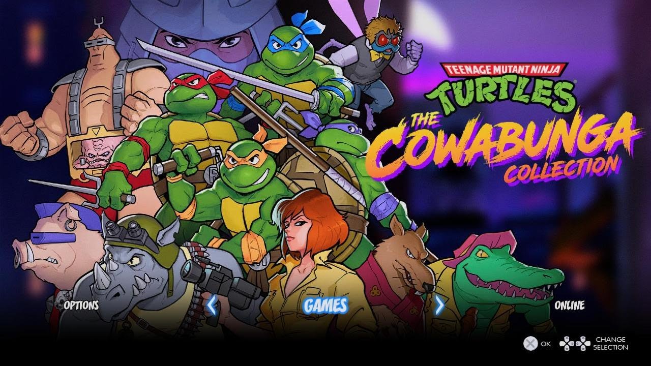 Teenage Mutant Ninja Turtles: The Cowabunga Collection PS5 4k