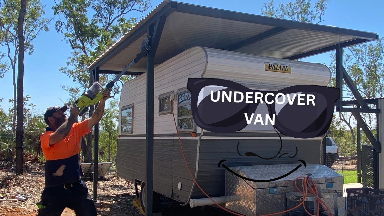 Building a CARAVAN shelter in the bush, by myself, in 3 days...(Not a "How To" video)