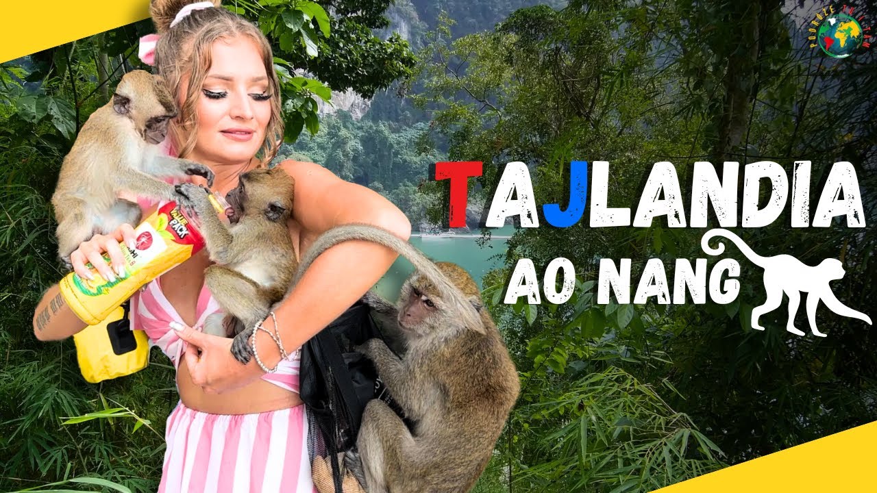 Turyści Skarżą Się Na Gryzące Małpy! - AO NANG TAJLANDIA