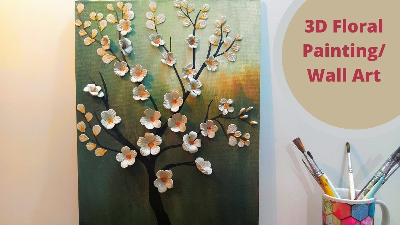 3D Floral Painting /Wall Decor