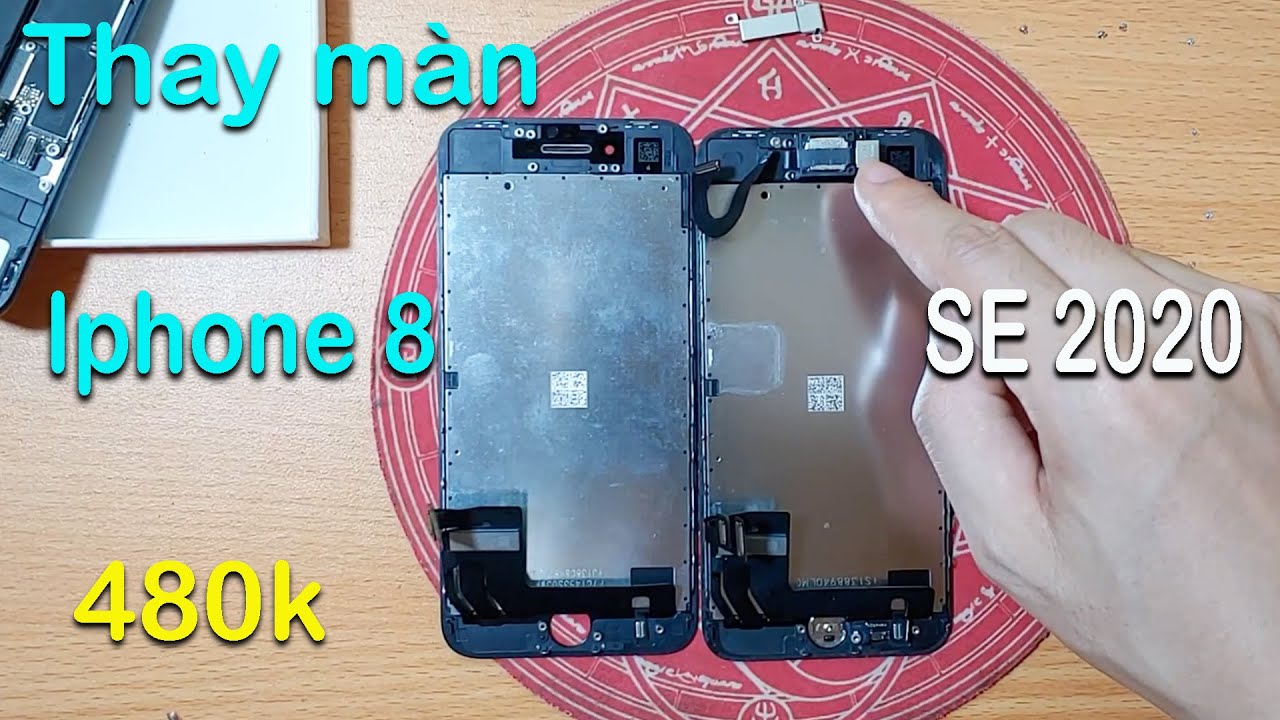 Thử mua màn Iphone 8 thay cho Iphone SE 2020 - Giá 480k trên Shopee ?