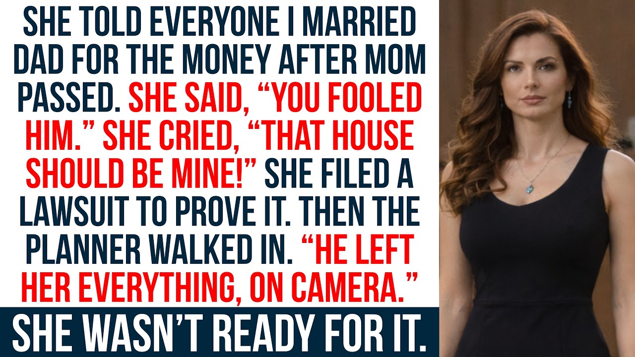 She Called Me a Gold Digger — But Then the Estate Planner Spoke and Everyone Went Quiet