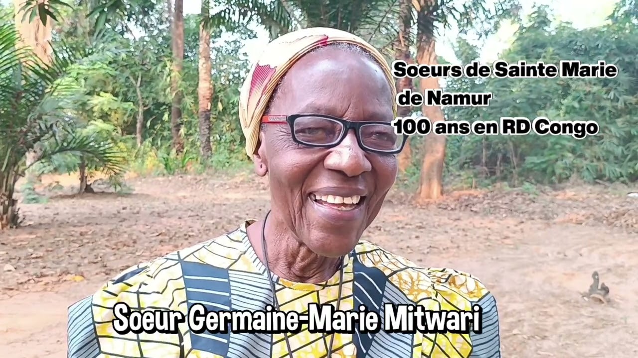 Soeur Germaine-Marie Mitwari, doyenne des Soeurs de Sainte Marie de Namur en RDC