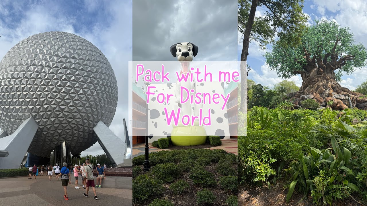Disney world 2025 Pack with me