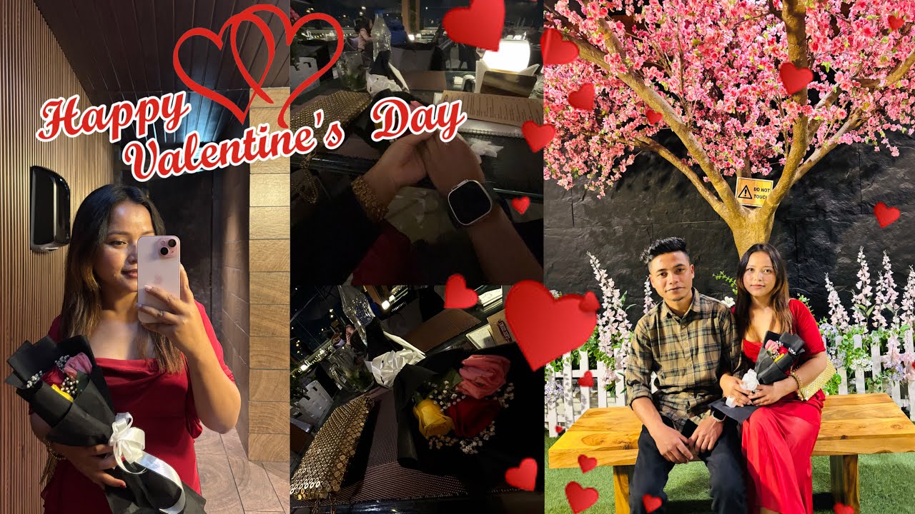 Happy Valentine&rsquo;s Day 💐❤️||valentine vlog🥰#valentinesday #valentine #couple #couplevlog #love 