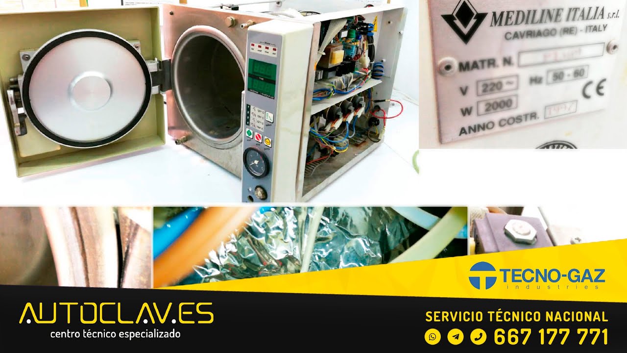 Servicio Técnico Nacional Autoclaves TECNO-GAZ.