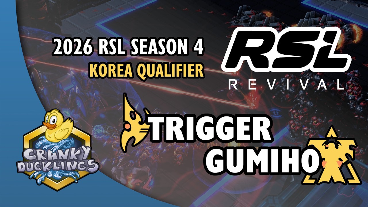 trigger vs GuMiho - PvT | 2026 RSL Season 4: Korea Server Qualifier | StarCraft 2 Tournament