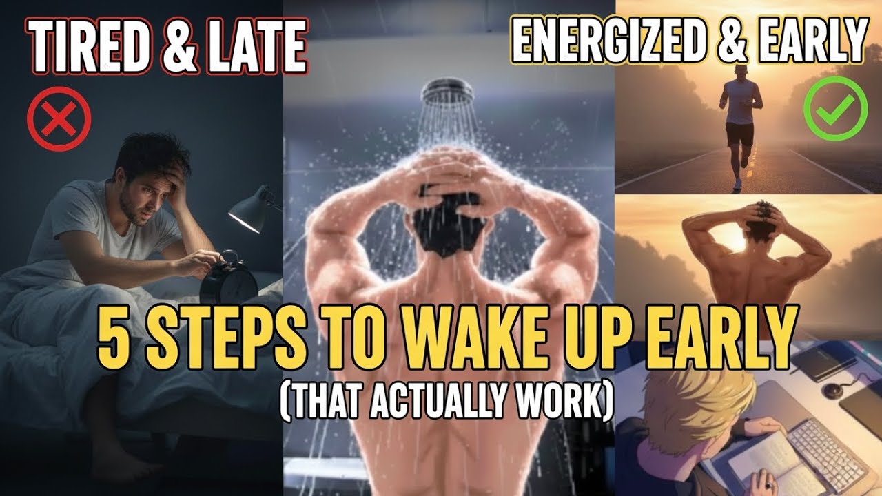 5 Steps to Wake Up Early (That Actually Work) In Hindi 