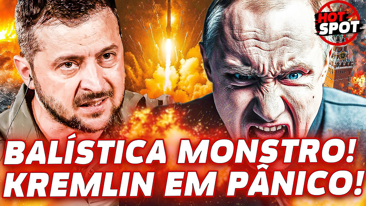 😱 Choque TOTAL! Monstro BALÍSTICO da Ucrânia deixa o Kremlin em pânico! | Ponto Quente