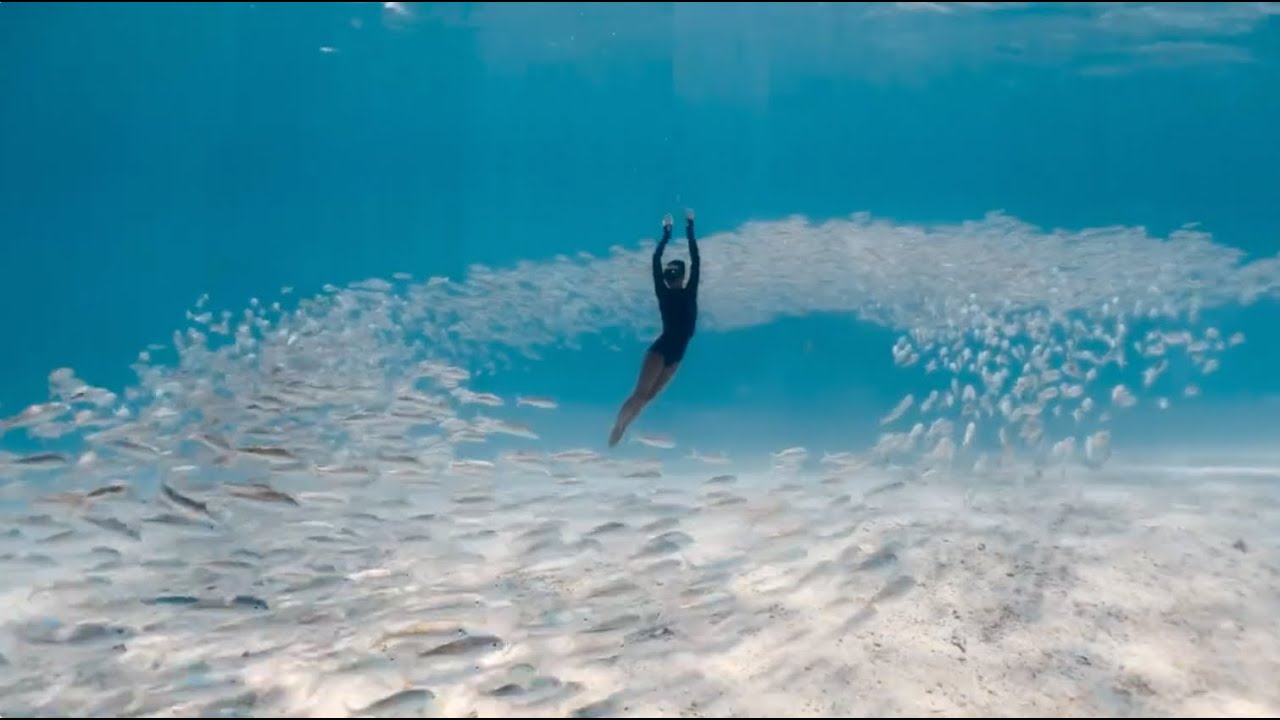 Underwater dancer & filmmaker Marianne Aventurier
