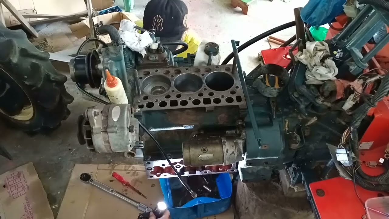Two piston replaced and surface grind cylinder head sunshine L1-22