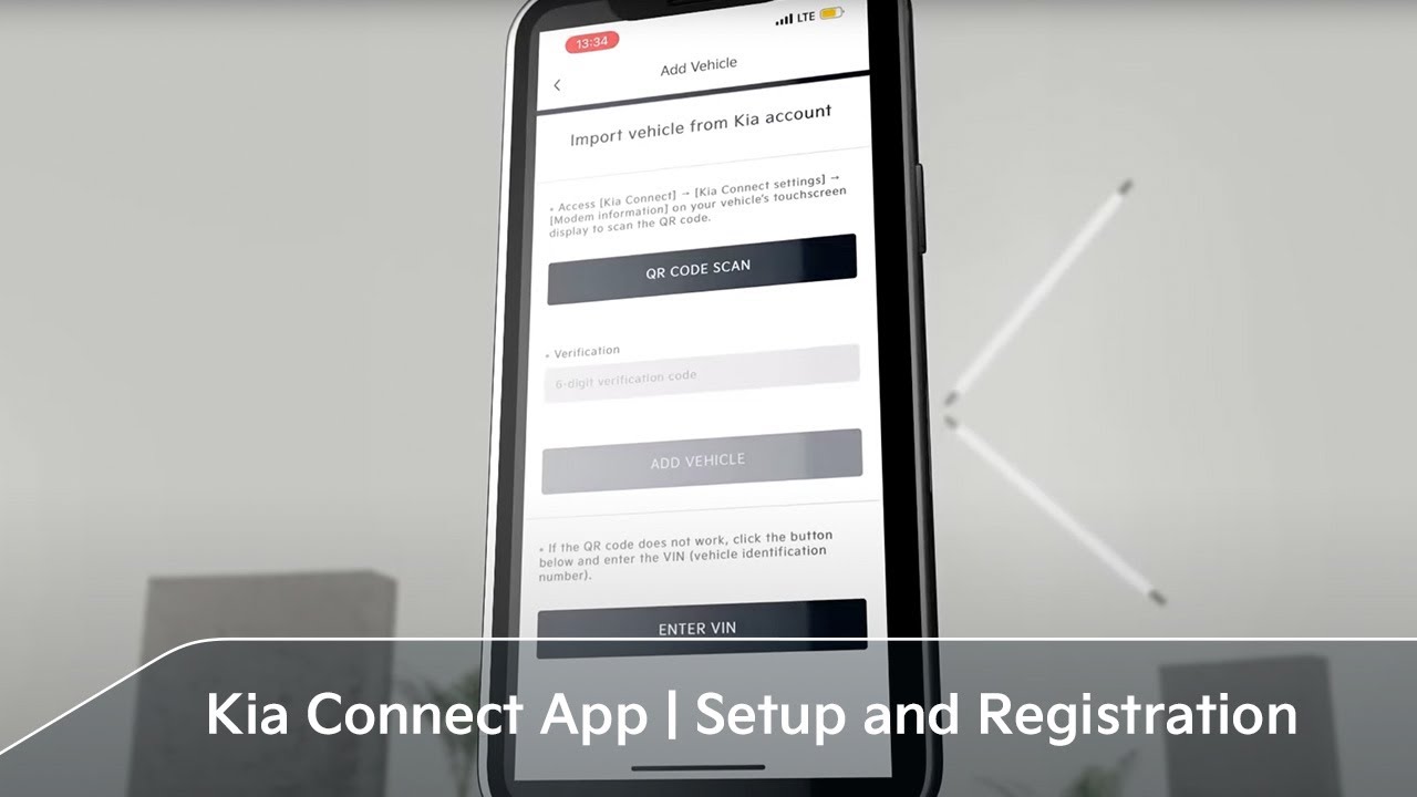 Kia Connect App - Kia Connect setup and vehicle registration