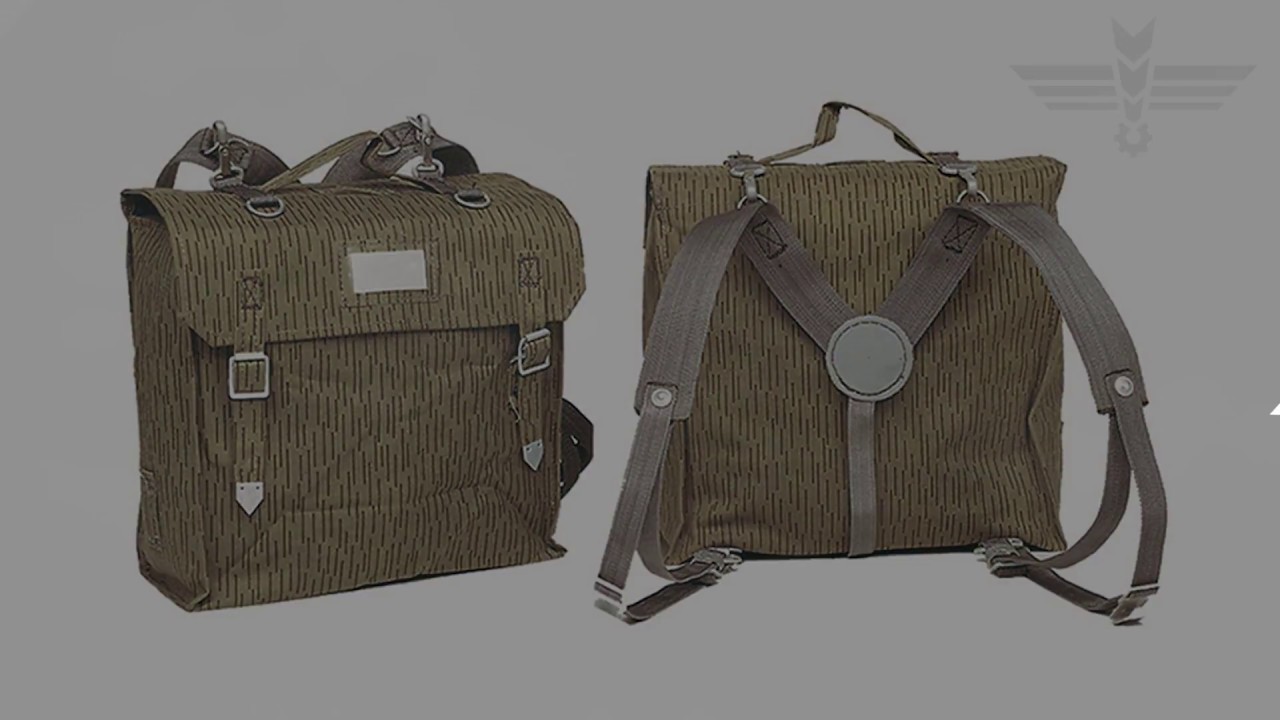 ACHTUNG! : East German Combat Pack With Suspenders Demonstration