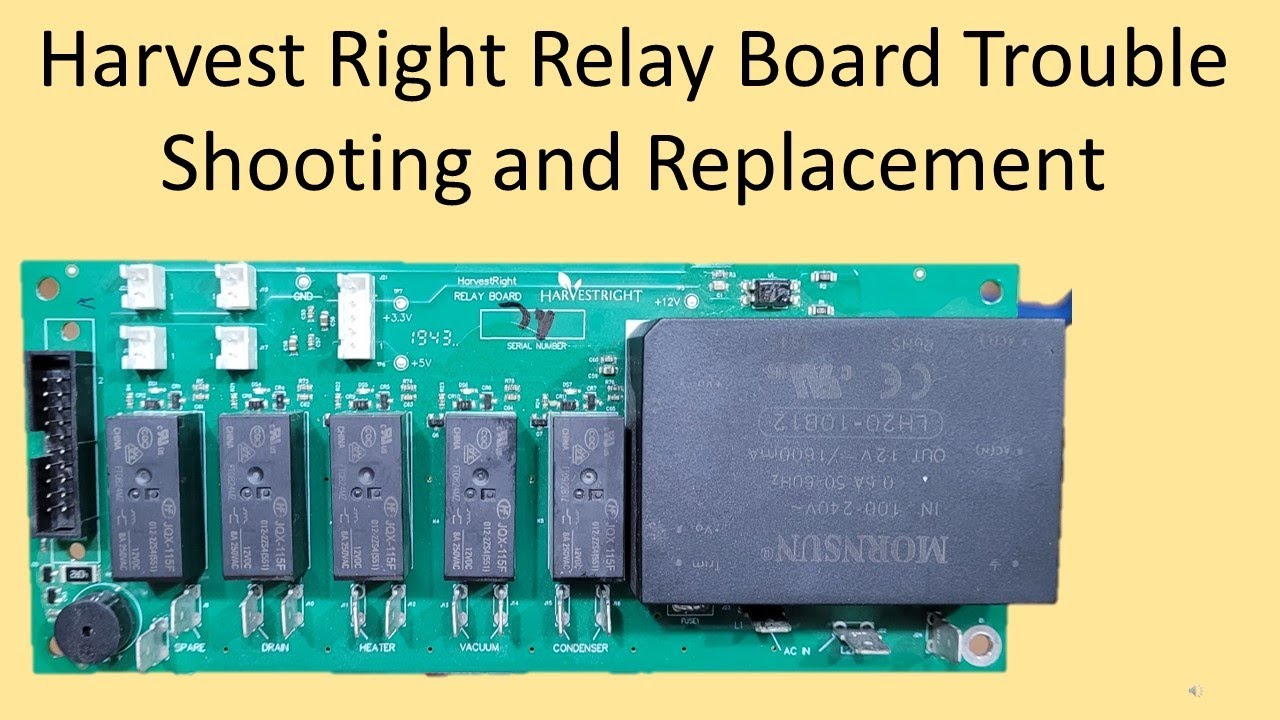 Harvest Right Relay Replacement