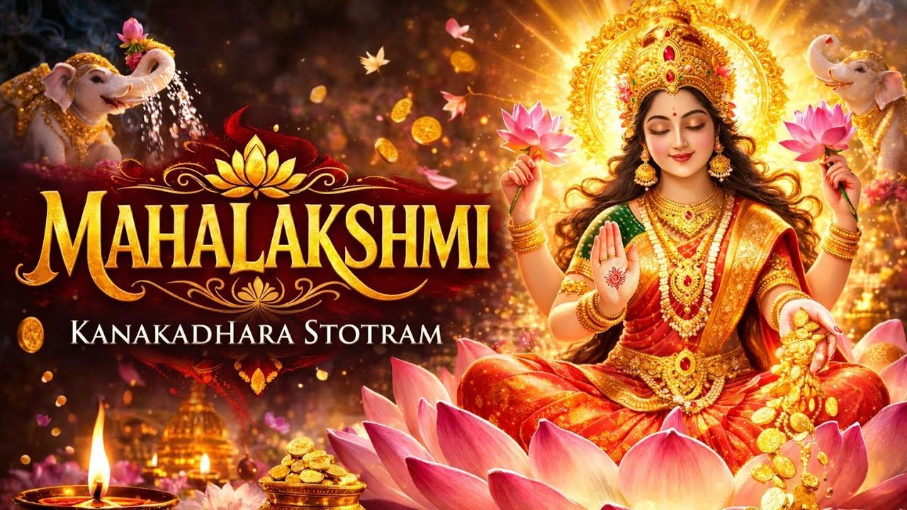Listen Daily: Mahalakshmi Kanakadhara Stotram | Blessings of Goddess Lakshmi
