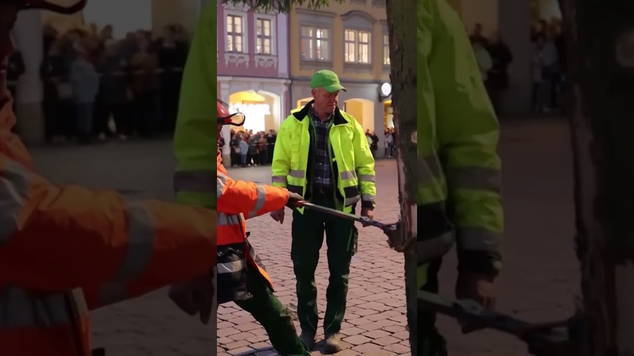 Der Chemnitzer Weihnachtsbaum rollt an 🌲🌲🌲