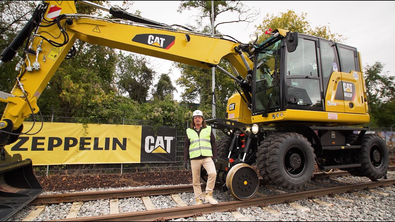 Eingleisen des Cat Zweiwegebagger M323F – Tech Talk mit Besi