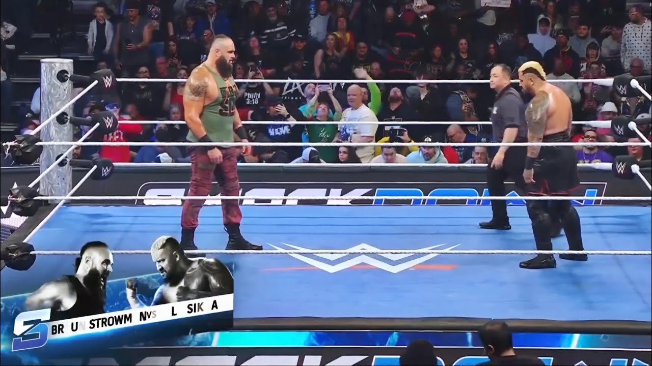Solo Sikoa Vs Braun Strowman: Tama Tonga interrumpe - WWE SmackDown Español: 07/03/2025