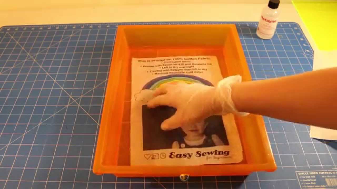 How to Print on Fabric with an Inkjet Printer and Freezer Paper - Washable as Well!