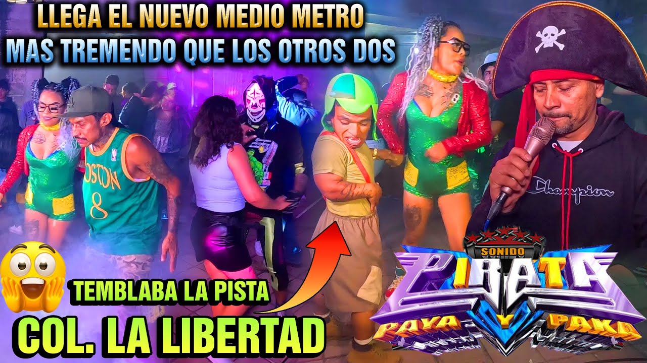 📀((ASI DE TREMENDO😮LLEGA EL NUEVO MEDIO METRO)👏(CON)💃(SONIDO PIRATA ))🔊(( EN COL LA  LIBERTAD))⚡