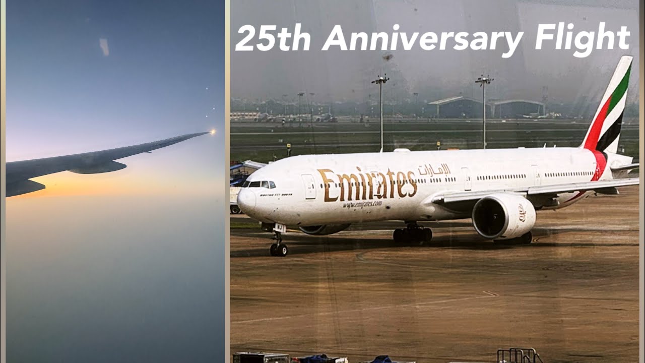 Emirates | Boeing 777-300ER | Chennai to Dubai | 25th Anniversary Flight | Trip Report