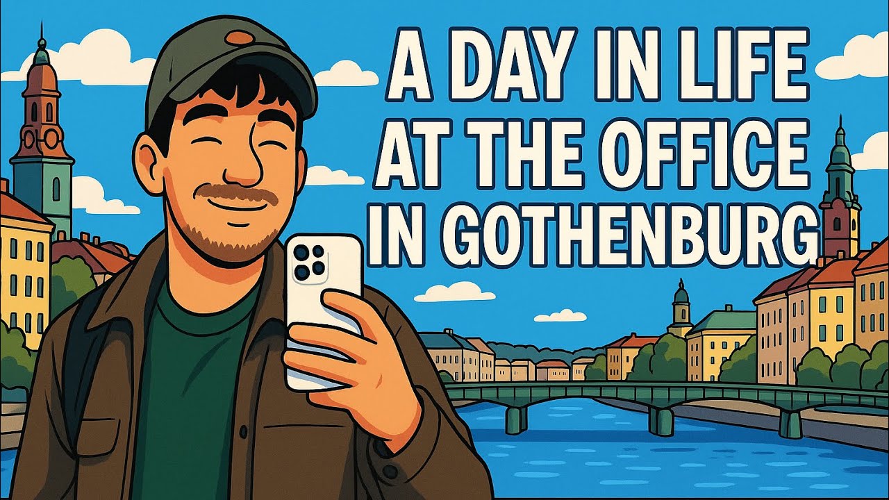 Working at the office in Sweden